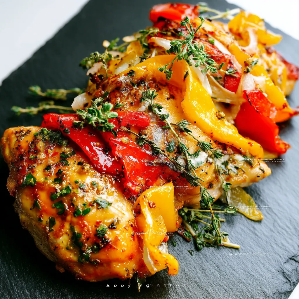 Cajun Chicken with Bell Peppers
